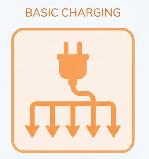 Schéma Basic Charging charge simultanée