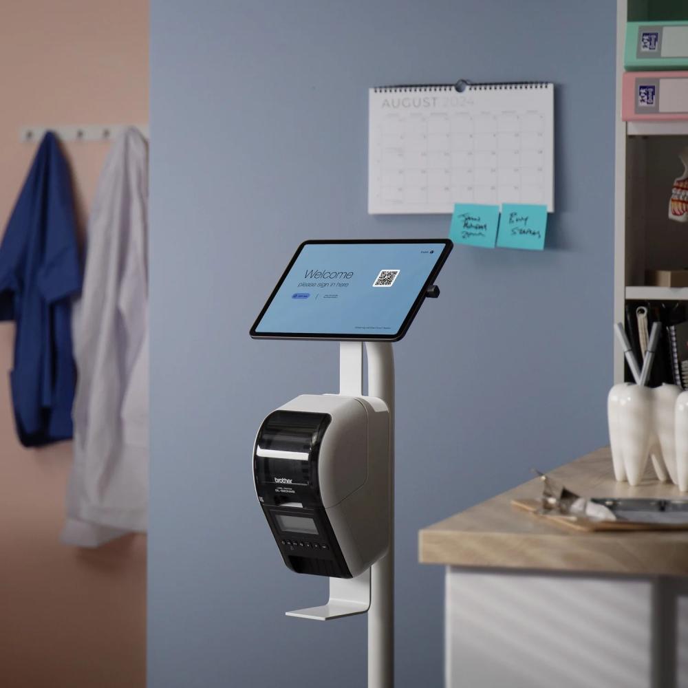 Enregistrement des visiteurs avec tablette