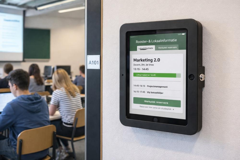 Tablette pour information de salle de classe
