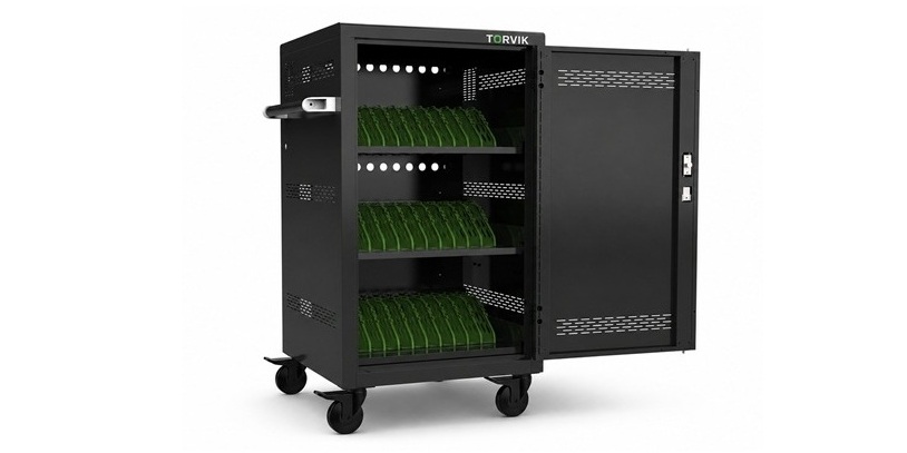 Chariot de recharge pour le secteur des soins