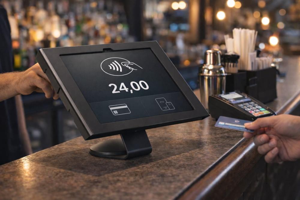 Support tablette POS pour caisse en restaurant ou café