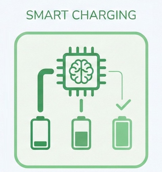 Schéma Smart Charging charge intelligente