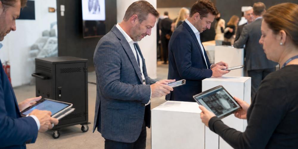Valise de recharge pour démonstrations, salons et roadshows