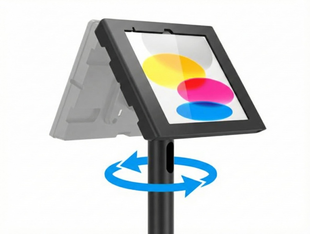 Support tablette rotatif pour point de vente