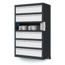 Lockeel wand laadlocker met 6 compartimenten - sleutelslot