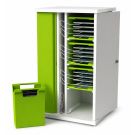 Zioxi iPad oplaadkast met sync en baskets voor 16 iPads - sleutelslot