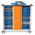 Zioxi onView2 iPad chariot de recharge pour 32 iPads dans des étuis pour enfants - serrure à code numérique