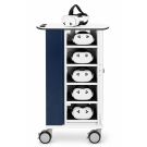 Zioxi casque VR chariot de recharge pour 10 casques VR - serrure à code numérique