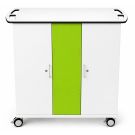 Zioxi iPad chariot de recharge USB-C pour 40 iPads jusqu'à 11 pouces avec câbles USB-C - serrure à clé