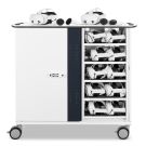 Zioxi onView2 casque VR chariot de recharge USB-C pour 40 casques VR - serrure à code numérique