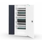 Zioxi tablet wandkast voor 10 tablets - digitaal codeslot