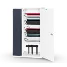 Zioxi OnView iPad & stylet USB-C armoire murale USB-C pour 10 iPads - serrure à code numérique