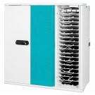 Zioxi armoire murale USB-C pour smartphones incl. câbles USB-C + Lightning pour 80 smartphones - serrure RFID