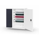 Zioxi armoire murale pour tablettes USB-C, câbles USB-C inclus pour 5 tablettes - serrure RFID
