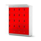 Casier de recharge Lockeel pour batteries de vélo 16 compartiments - électronique serrure à code