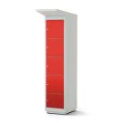 Casier de recharge Lockeel pour batteries de vélo 4 compartiments - serrure à pièce