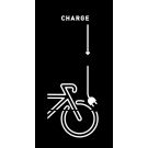 Lockeel autocollant découpé extérieur pour casier de batterie de vélo