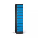 Lockeel ordinateur portable casier de chargement avec 10 compartiments - serrure à clé