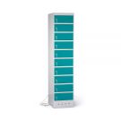 Lockeel ordinateur portable casier de chargement avec 10 compartiments - serrure à clé