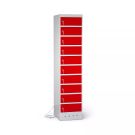 Lockeel ordinateur portable casier de recharge avec 10 compartiments - serrure à clé