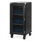 Manhattan station USB-C pour ordinateurs portables chariot de recharge pour 30 ordinateurs portables jusqu'à 16 pouces