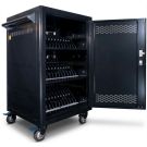 Power Technologies PT-36-H65C chariot de recharge USB-C pour 36 ordinateurs portables jusqu'à 15,6 pouces - câbles USB-C inclus