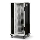 Power Technologies PT-VERT-GLIDE-24 chariot de recharge USB-C pour 24 ordinateurs portables jusqu'à 17 pouces - câbles USB-C inclus