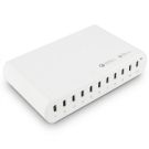 Torvik OLH-10 250W hub de charge USB-C 10 ports - blanc
