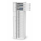 Casier de chargement Zioxi Chromebook USB-C incl. câbles USB-C pour 24 Chromebooks - serrure à code numérique