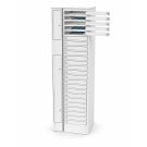 Zioxi casier de chargement iPad/tablette USB-C incl. câbles USB-C pour 24 iPads/tablettes - serrure à clé