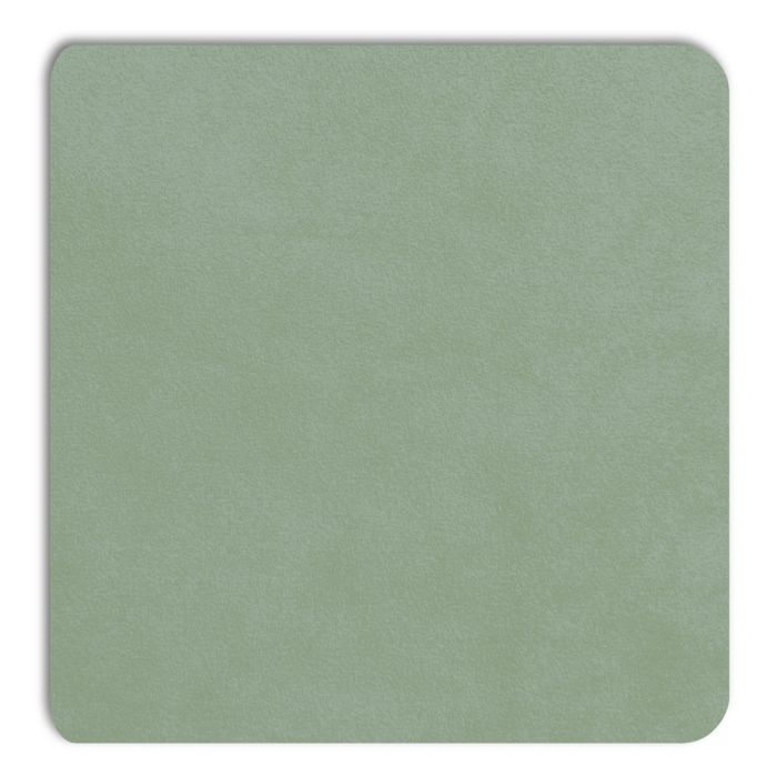 Vue détaillée du panneau d'incrustation Displine Alcantara® de couleur menthe avec une texture douce.