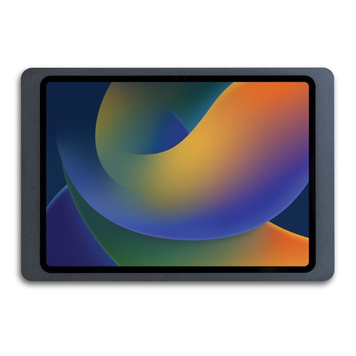 Vue de dessus du support mural Displine Companion Wall 2.0 pour iPad Pro 11 pouces, avec une finition anthracite.