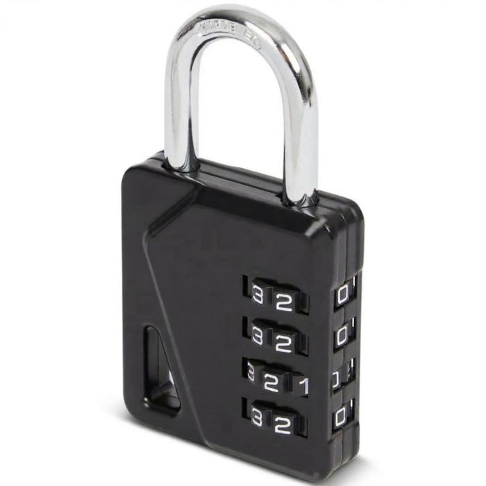 Gros plan du cadenas Scolio à code numérique, visible avec chiffres ouverts sur le côté.
