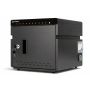 Vue latérale de l'armoire de chargement USB-C Manhattan avec clé et serrure RFID.