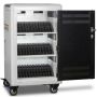Chariot de chargement Open Power Technologies AC-PLUS-T avec compartiments visibles pour 36 ordinateurs portables ou tablettes jusqu'à 14 pouces.