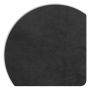 Vue détaillée du panneau d'incrustation Displine Alcantara® noir avec un coin arrondi.