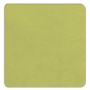 Vue de dessus du panneau d'incrustation Displine Alcantara® de couleur citron avec une texture douce.