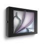 Vue latérale du support mural Compulocks Apex pour iPad Air 11 pouces, noir, avec un design élégant et un support de montage robuste.
