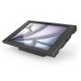 Gros plan sur le support de table Compulocks AV Capsule Apex pour iPad Air, en mettant l'accent sur son design et sa finition élégants.
