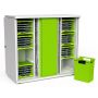Zioxi iPad oplaadkast met sync en baskets voor 32 iPads - sleutelslot