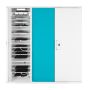 Zioxi armoire murale iPad Mini USB-C pour 40 iPad Mini - serrure à clé