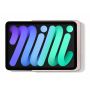 Vue de dessus du support mural Displine Dame Wall Home 2.0 en or rose avec un iPad Mini 7 en cours d'utilisation.