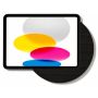 Vue détaillée du support mural Displine Moonlight pour iPad 11 pouces, avec une bordure noire et des fonds colorés.