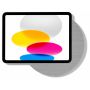 Vue détaillée du support mural Displine Moonlight pour iPad 10,9 pouces avec fond coloré et finition titane.