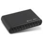 Vue latérale du hub de chargement Torvik OLH-10 USB-C avec 10 ports et indicateur LED.