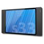 Vue latérale du support mural Smart Things sDock Fix pour iPad Air 11 pouces, monté au mur avec un iPad en cours d'utilisation.