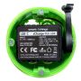 Vue détaillée du module Smart Things sCharge PoE GBit avec port USB-C visible et boîtier vert.