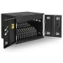 Armoire de chargement ouverte AVer X12 AC avec compartiments de chargement visibles pour 12 appareils mobiles jusqu'à 15 pouces.