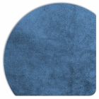 Vue détaillée du panneau d'incrustation Displine Alcantara® en cobalt, avec une texture douce et une forme ronde unique.
