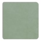 Vue détaillée du panneau d'incrustation Displine Alcantara® de couleur menthe avec une texture douce.